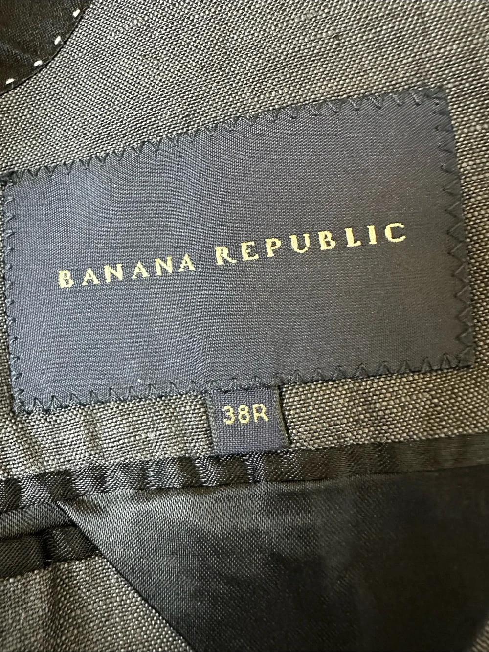 Banana Republic Linen & Elbow Patch Sport Jacket